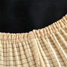 1 件裝新款玉米絨輕微防濺座墊套,通用四季防滑彈性椅套,防止貓咪抓傷 - 黃色 - 查看 9