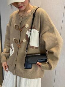 Mini Gun Shaped Fashionable Unique Handbag, Shoulder Bag With Niche Design - Black - View 3