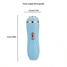 Professional Wireless Portable Electric Rechargeable Foot Grinder Foot Callus Remover For Feet Dead Skin - Blue - View 2