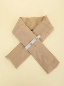 1pc Children's Scarf, Soft Winter Warm Knitted Scarf For Boys & Girls - Camel - View 5