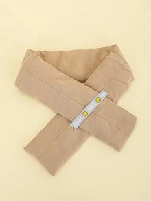 1pc Children's Scarf, Soft Winter Warm Knitted Scarf For Boys & Girls - Camel - View 3