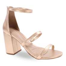 Women Heeled Sandals - Hoa hồng vàng - Xem 3