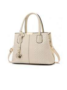 New Arrival Large Capacity Women's Handbag, Stylish Bag For Shoulder And Crossbody, Mother Day Gifts, Mom Gifts, Mommy's Essentials, Mommy Bag For Going Out - Beige - View 5