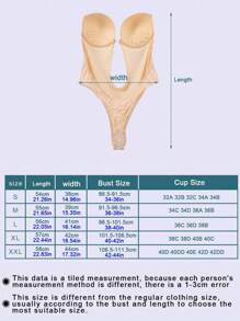 Sports Outdoor Deep V-Neck Invisible Shoulder Straps Tummy Control Backless Bodysuit