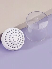 1個美甲磨砂頭收納盒,帶48個孔以顯示和存儲美甲磨砂頭。紙盒包裝 - 白色 - 查看 6