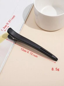 3pcs Của phụ nữ Thiết kế Kiểu tóc Clip Đối với , Nhuộm , Cắt & Định vị , Tiệm làm tóc Công cụ tạo kiểu - màu đen - Xem 3