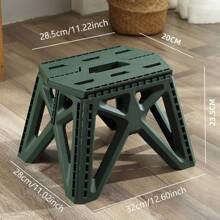 1入組戶外摺疊凳 - 綠色 - 查看 1