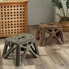 1入組戶外摺疊凳 - 綠色 - 查看 3