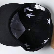 Una Gorra De Béisbol Bordada Con Letra De Estrella De Moda Nueva York Para Niños Y Niñas - Negro - Ver 5