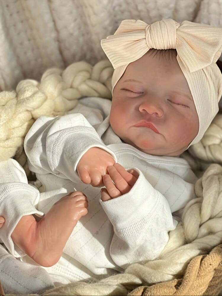 Abenduot 13inch Maria Neonato Bambola Bambola Bambino Corpo intero Platino Silicone Reborn Bambola Baby Silicone Bambole