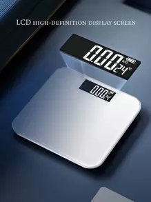 1pc 0.1-180KG Electronic Body Scale Smart Weight Scale Home Commercial Electronic Scale For Weighing Home Bathroom Decor Summer - White - View 5