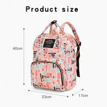 Diaper Bag, Waterproof Mommy Backpack With Large Capacity, Multifunctional, And Stylish - Fashion Style a - View 3
