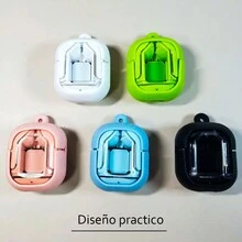 1 Audífonos de bluetooth "Air32" audífonos inalámbricos, estabilidad de conexión hasta 10 metros de distancia - Negro - Ver 2