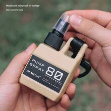 1pc Outdoor 80ml Spray Bottle Buckle Type Alcohol Spray Bottle Press Type Disinfectant Sub Bottle Travel Portable Plastic Pot - Brown - View 5