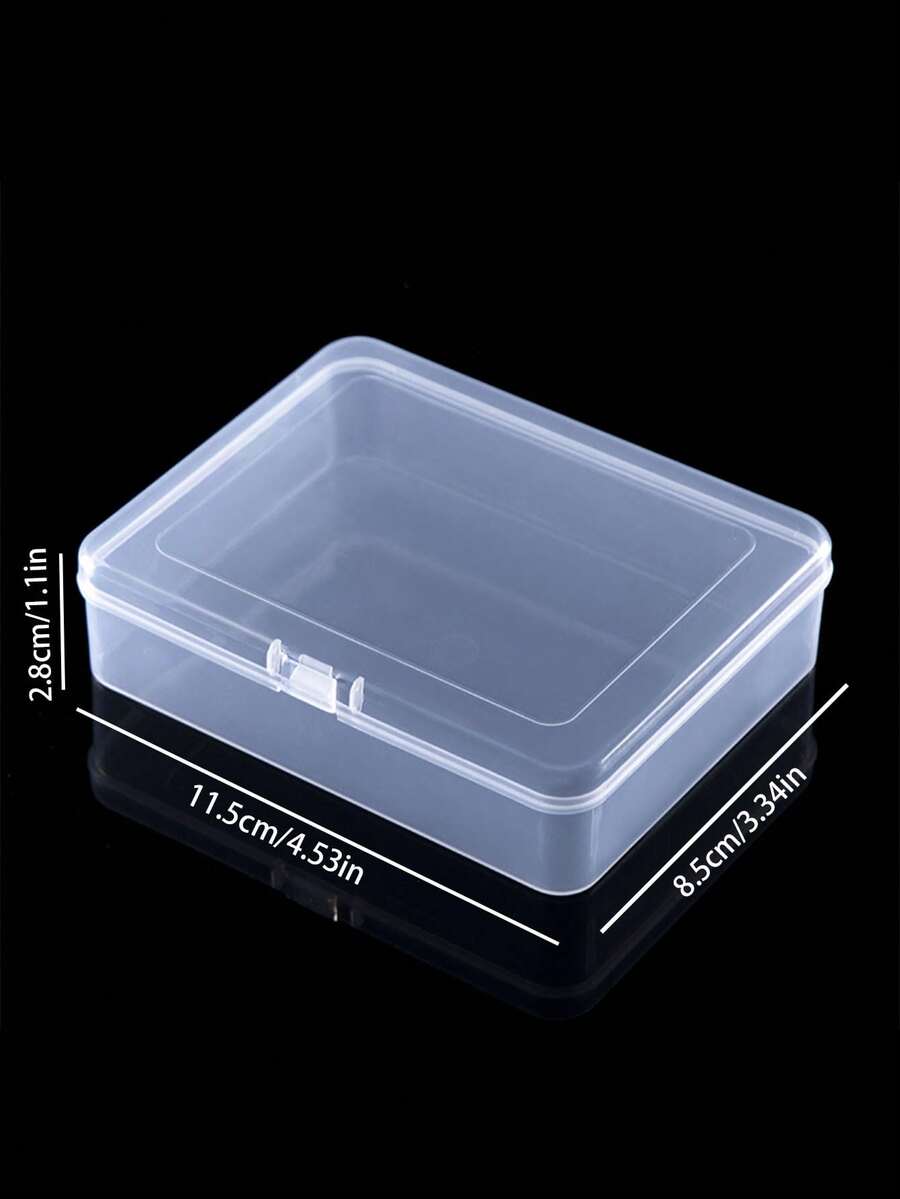 1 Piece Transparent Playing Cards Storage Box Poker Cards Accessory Jewelry Storage Box Cards Storage - Clear - View 1