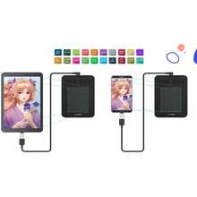 Digital Drawing Tablets - Schwarz - Übersicht 4