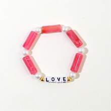 4pcs Beads Peace Letter Bracelets With Love Pendant For Women Girls Gifts Friends - Peace Single Piece - View 19