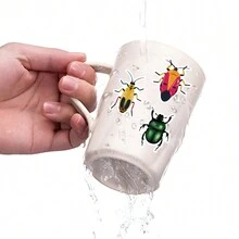 56 件卡通昆虫贴纸自然生物潮流材料贴花适用于玻璃杯、笔记本、手机壳、行李箱、冰箱、电脑、剪贴簿、DIY 工艺品、防水粘合贴纸 - 彩色 - 查看 3