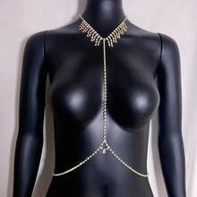 Europe And American New Arrival Sexy Simple Lady Claw Chain Body Chain, Popular Fashionable Elegant Waist Chain - Silver - View 3