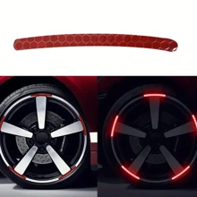 20包輪胎安全警告貼紙; 材質好、自黏易安裝; 時早發現,預防事故,保護行車安全 - 紅色 - 查看 3