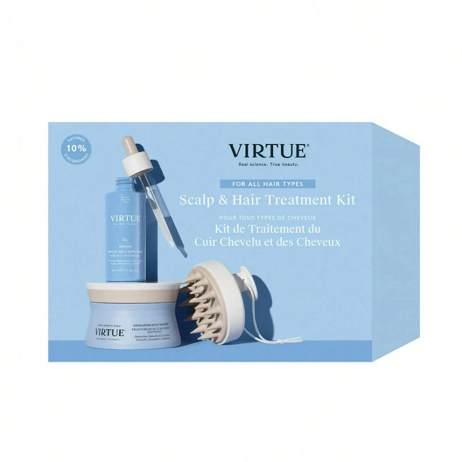 Virtu E Scalp Treatment Kit Nourish Soothe And Rebalance Hair Scalp