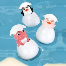 1個兒童沐浴玩具噴水蛋,雨雲,花朵噴水器,漂浮式噴水蛋,適用於嬰兒洗澡和玩耍,增添樂趣 - 黃色小鴨 - 查看 7