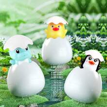 1個兒童沐浴玩具噴水蛋,雨雲,花朵噴水器,漂浮式噴水蛋,適用於嬰兒洗澡和玩耍,增添樂趣 - 黃色小鴨 - 查看 4