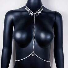 Europe And American New Arrival Sexy Simple Lady Claw Chain Body Chain, Popular Fashionable Elegant Waist Chain - Silver - View 7