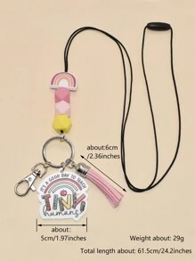 女士鑰匙圈&鑰匙扣 - 粉色 - 查看 4