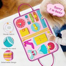 1PC Busy Board Toddler Travel Toys Quiet Book Sensory Toys For Toddlers 3-6, Montessori Toys For Toddler Activities Board, Educational Toys For 3-6 Year Old Girls Boys Gift, Princess[ Possess Children's Certificate ]School, Student, Stationery, School Supplies Prince On Board, Girl Toys Toddler, Toddler Sensory Toys, Busy Board, Busy Book, Montessori Toys, Busy Board, Busy Book, Montessori Toys,Busy Board,Busy Book,Montessori Toys,Busy Book,Busy Board,Montessori Toys