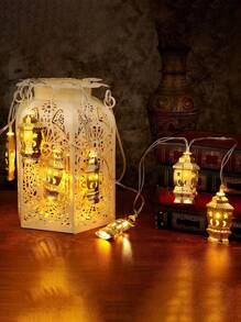 1 szt. 165 cm Led Iron Art Oil Lamp Garland Dekoracja na festiwal, imprezę, kemping, wystrój domu, wystrój pokoju, wystrój ściany