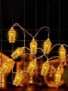 1 szt. 165 cm Led Iron Art Oil Lamp Garland Dekoracja na festiwal, imprezę, kemping, wystrój domu, wystrój pokoju, wystrój ściany