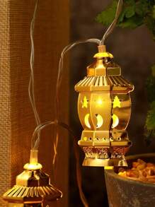 1 szt. 165 cm Led Iron Art Oil Lamp Garland Dekoracja na festiwal, imprezę, kemping, wystrój domu, wystrój pokoju, wystrój ściany