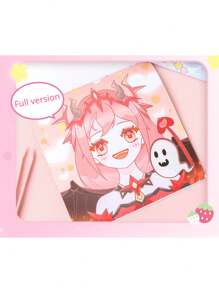 兒童日記的一本穿衣貼紙書,女孩的拼圖玩具,以公主為主題的卡通妝容變化貼紙書 - 銅色 - 查看 9