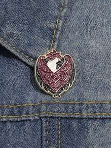 1只和天使徽章胸針,適合日常穿著、搭配衣服和背包,男女時尚珠寶 - 彩色 - 查看 6