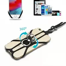 1 st. Mobiltelefon Nyckelknippa Band Hållare , Silikon Nyckelknippa Band , Justerbar Telefon För Runt Nacke , Kompatibel med Smartphones - Multifärgad - Visa 4