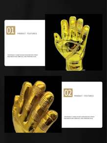 足球獎盃世界杯守門員獎杯金手套獎粉絲紀念品樹脂工藝品 - 28CM金色底座 - 查看 5