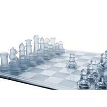 Ajedrez de Cristal - transparente - Ver 4