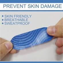 100入組保齡球帶保護性能帶指頭大拇指保護帶保齡球指甲保護帶紅黑藍白肉色保齡球帶保齡球配件預剪保齡球帶拇指襪