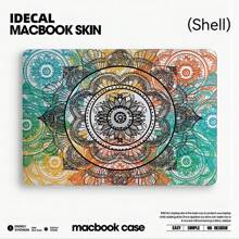 Compatible Laptop Case Compatible With Macbook Air 13, M2/M1/M2 Macbook Pro 13, 2020/2021 Macbook Pro 14/15, Macbook Air 11/12, Macbook Pro 16, With Oil Painting Totem Pattern. Also Fits Microsoft Notebooks Including 13.5/15/12 Inches Protective Cover. - Red and White - View 18