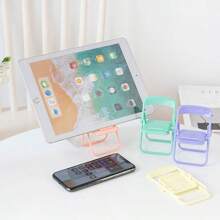 1pc/4pcs Foldable Chair Slouchy Phone Holder - Purple - View 1