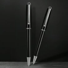 Low Price Luxury Writing Pen Ballpoint 10mm  Metal Pen Business Ball Pens - Black - View 5