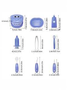 醫生假扮玩具牙醫套裝: 有趣且具有教育性的角色扮演玩具 - 藍色 - 查看 2
