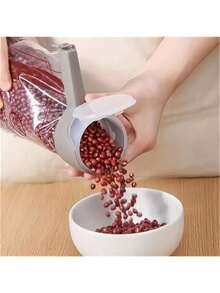 4 件/套隨機顏色密封夾,適用於 Oct Beans 食品袋,帶倒嘴,輕鬆分配燕麥 - 彩色 - 查看 4