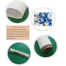 1 Miếng Nghệ thuật đường nét trừu tượng Áp phích Đối với Phòng ngủ , Phòng khách , Học tập , Nhà  Đồ trang trí , Không có khung tranh sơn dầu Bức tranh Cốt lõi Đối với Nhà hàng , Cà phê , Khách sạn Trang trí tường - Nhiều màu - Xem 6