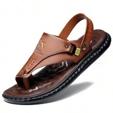 Sandalias Versátiles De Doble Propósito De Moda Planas De Moda Informal Para Uso Externo De Verano Para Hombre