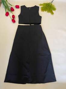 Women Two-Piece Outfits - 黑色 - 查看 4