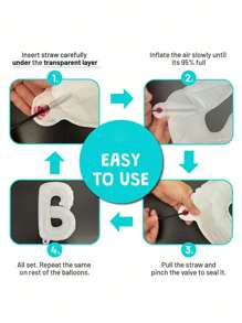 1 件 40 英寸白色新娘字母铝箔气球套装，单身派对装饰，圣诞节