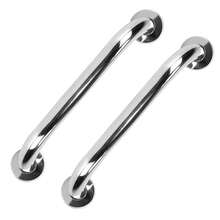 2Pcs Bath Grab Bar Sturdy Stainless Steel Shower Safety Handle For Bathtub Toilet Stairway 220LBS Pull Force - Silver - View 5