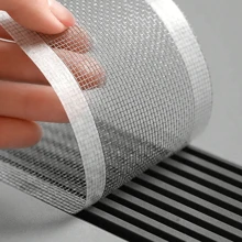 1入防堵濾網淋浴排水口毛髮陷阱自粘式地漏貼紙一次性網狀濾網水槽篩過濾器刮刀廚房浴室配件隨機顏色 - 黑色 - 查看 5